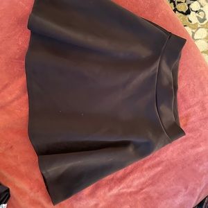 Charlotte Russe Black Skater Skirt
